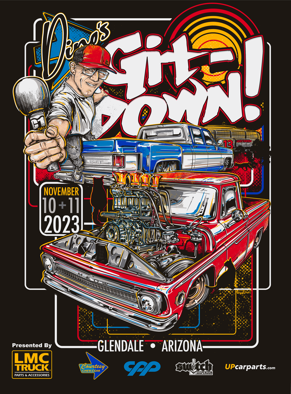 Event Poster Dino's Git Down 2023